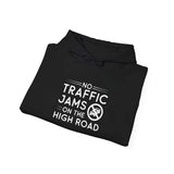 No Traffic Jams On The High Road Women's Graphic Hoodie