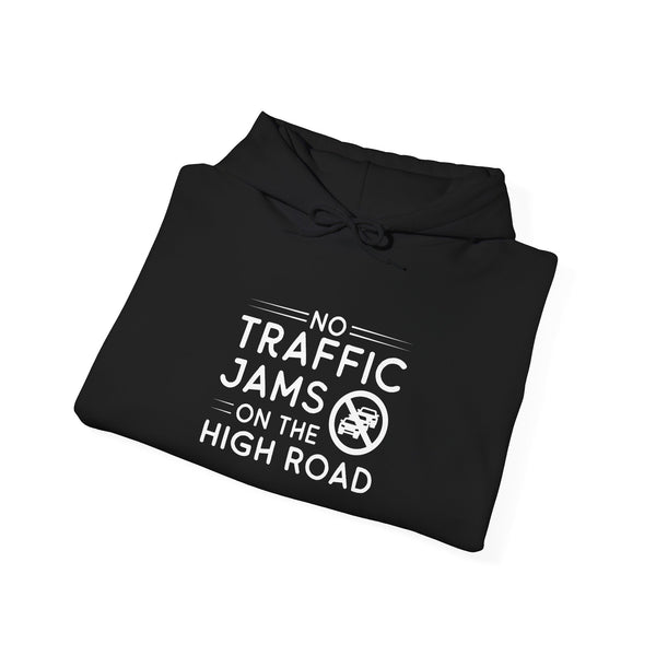 No Traffic Jams On The High Road Men's Graphic Hoodie