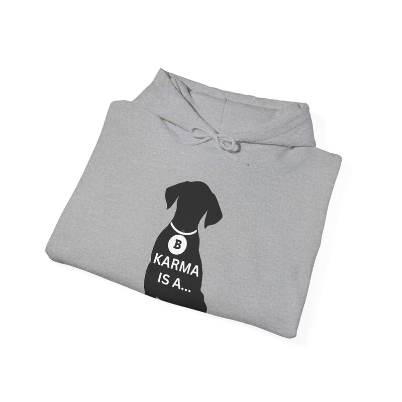 Unique Karma Is A... Men's Graphic Hoodie 2