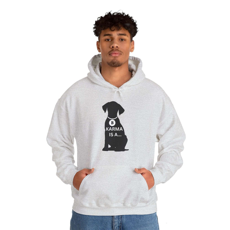 Unique Karma Is A... Men's Graphic Hoodie 11