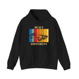 Unique Built Different Men's Graphic Hoodie Black 1