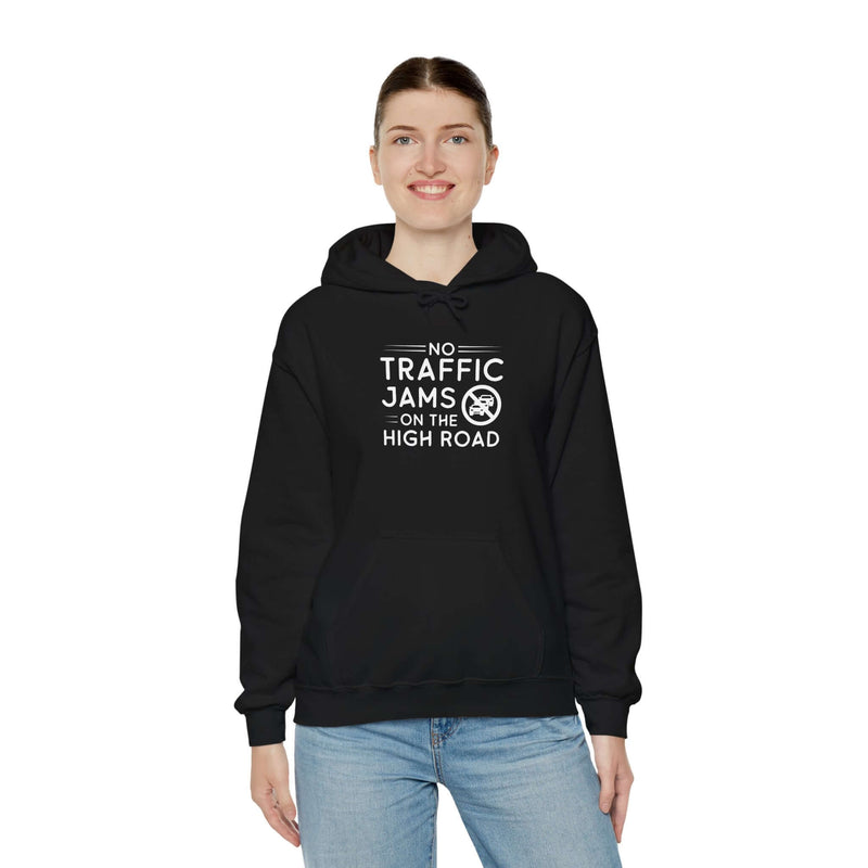 No Traffic Jams On The High Road Women's Graphic Hoodie