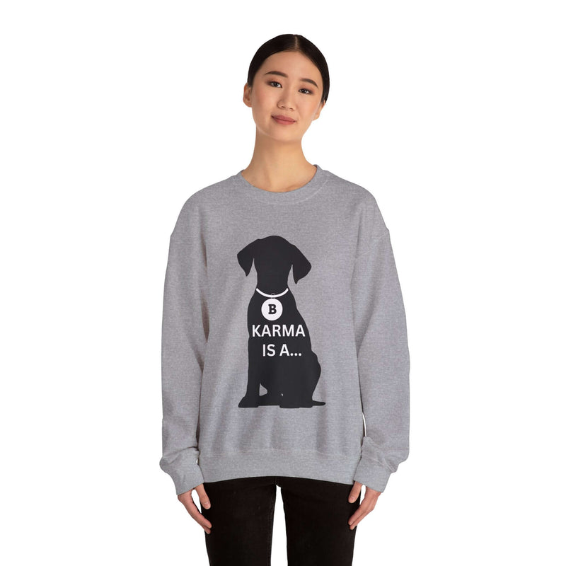 Unique Karma Is A... Women's Graphic Sweatshirt 11