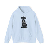 Unique Karma Is A... Men's Graphic Hoodie Light Blue 13