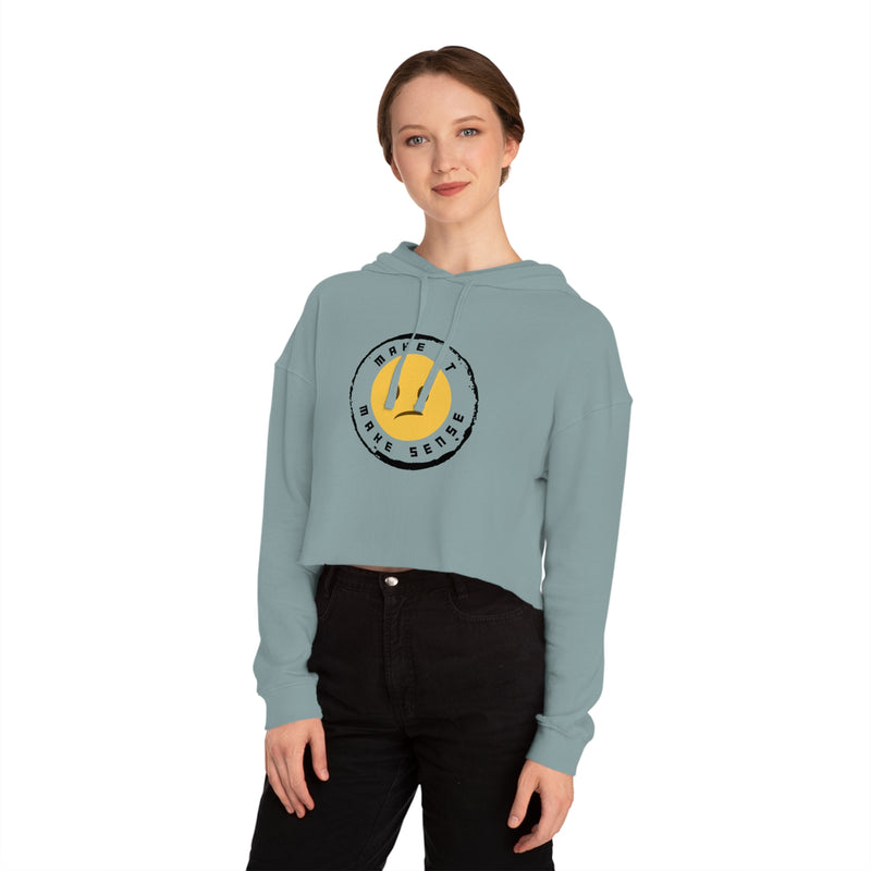 Make It Make Sense Women’s Cropped Hoodie