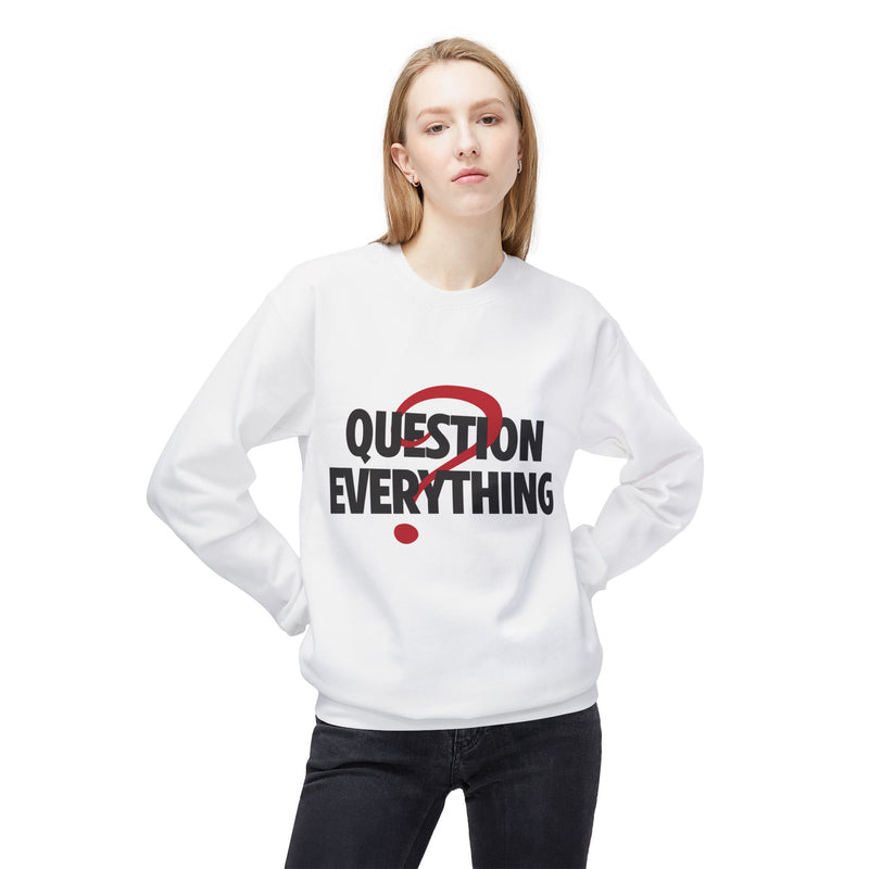 Unique Question Everything Women's Fleece Sweatshirt 2