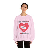Unique It's Just Pain Life Goes On Women's Graphic Sweatshirt 11