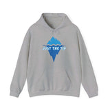 Unique Just The Tip Men's Graphic Hoodie Sport Grey 13