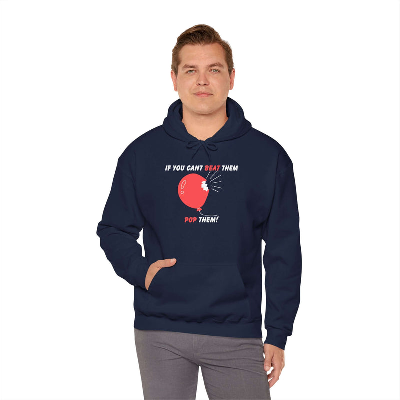 Unique If You Can't Beat Them Pop Them! Men's Hoodie 4