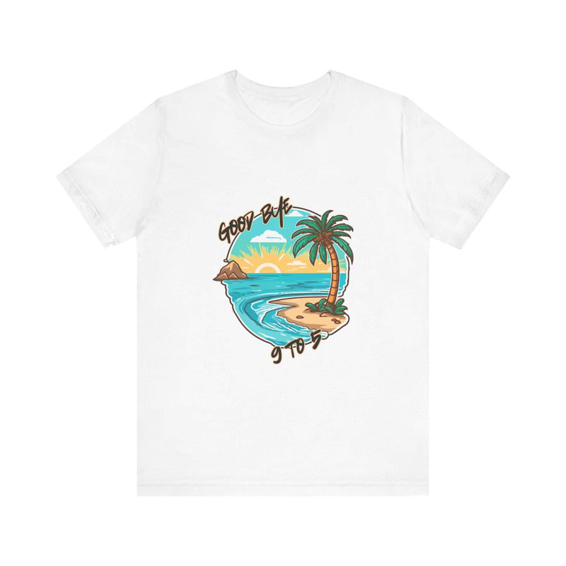 Unique Goodbye 9 To 5 Women's Graphic T-Shirt White 1