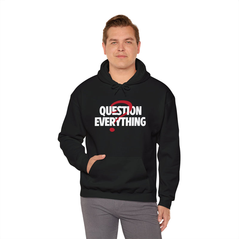 Question Everything Men's Graphic Hoodie