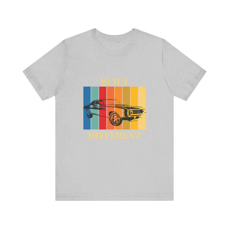 Unique Built Different Men's Graphic T-Shirt Solid Athletic Grey 13