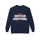 Unique Question Everything Women's Fleece Sweatshirt Navy 21
