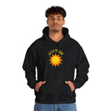 Watch Me Shine Men's Graphic Hoodie, featuring a bold sun design, perfect for casual wear and confident style.