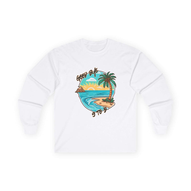 Unique Goodbye 9 To 5 Men's Long Sleeve Graphic T-Shirt S 3