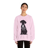 Unique Karma Is A... Women's Graphic Sweatshirt 2