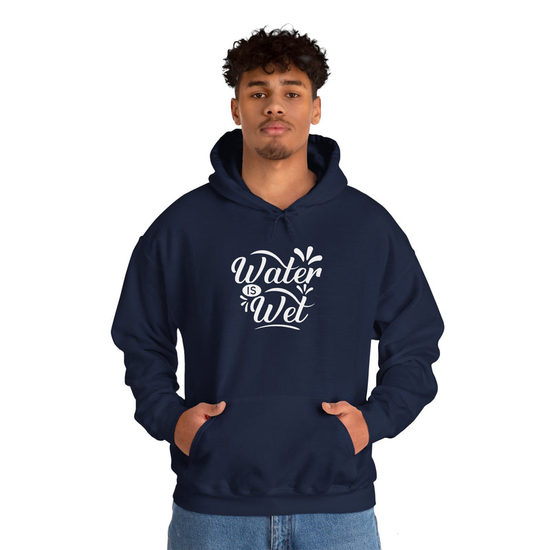 Unique Water Is Wet Graphic Men's Graphic Hoodie 3