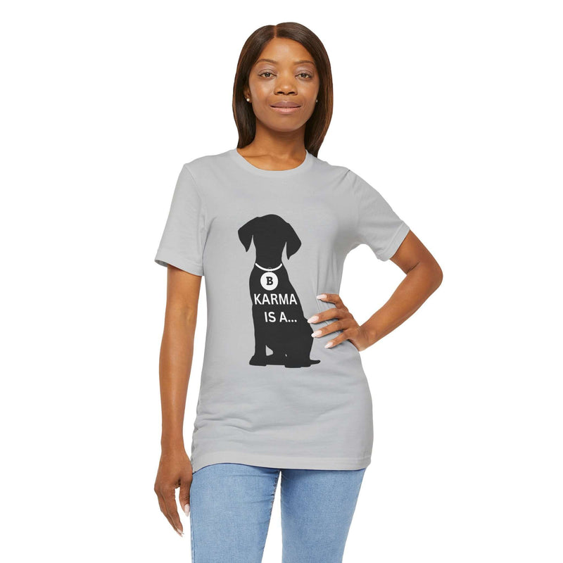 Unique Karma Is A... Women's Graphic T-Shirt 8