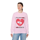 Unique It's Just Pain Life Goes On Women's Graphic Sweatshirt 12
