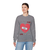 Unique It's Just Pain Life Goes On Women's Graphic Sweatshirt 3